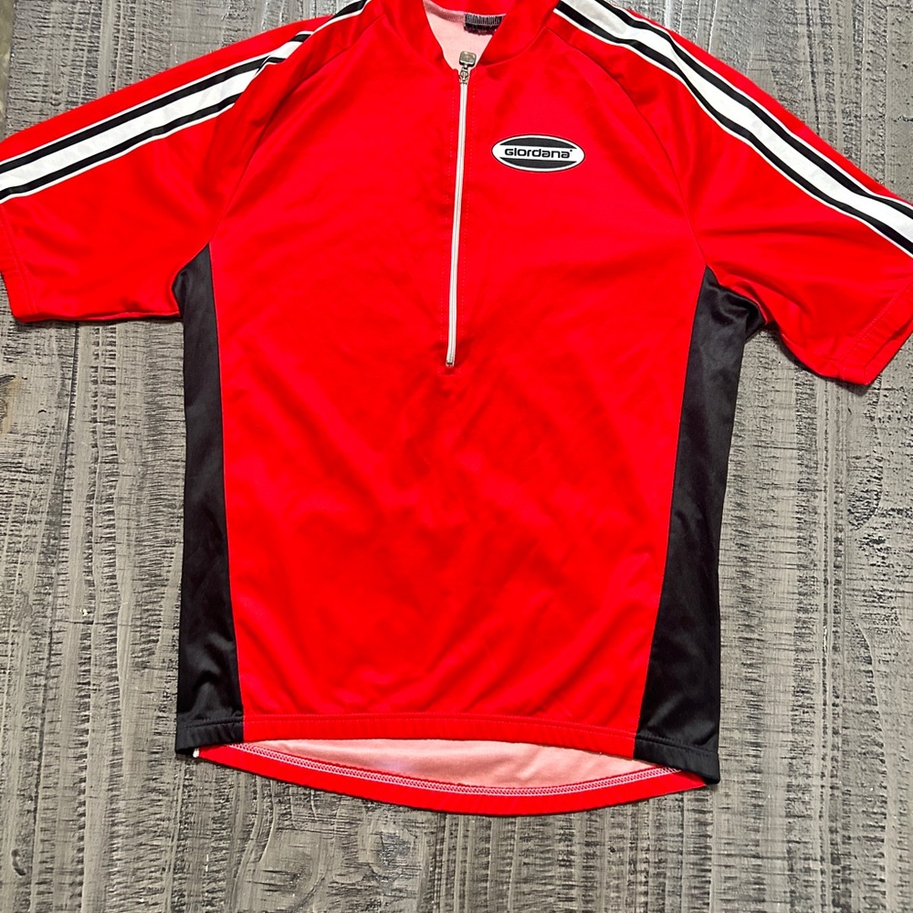 Giordana Red Cycling Jersey